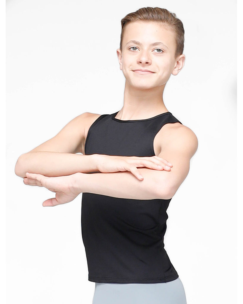 Body Wrappers High Neck Protech Pull Over Tank Top - B407 Boys - Dancewear - Men&#39;s &amp; Boys - Dancewear Centre Canada