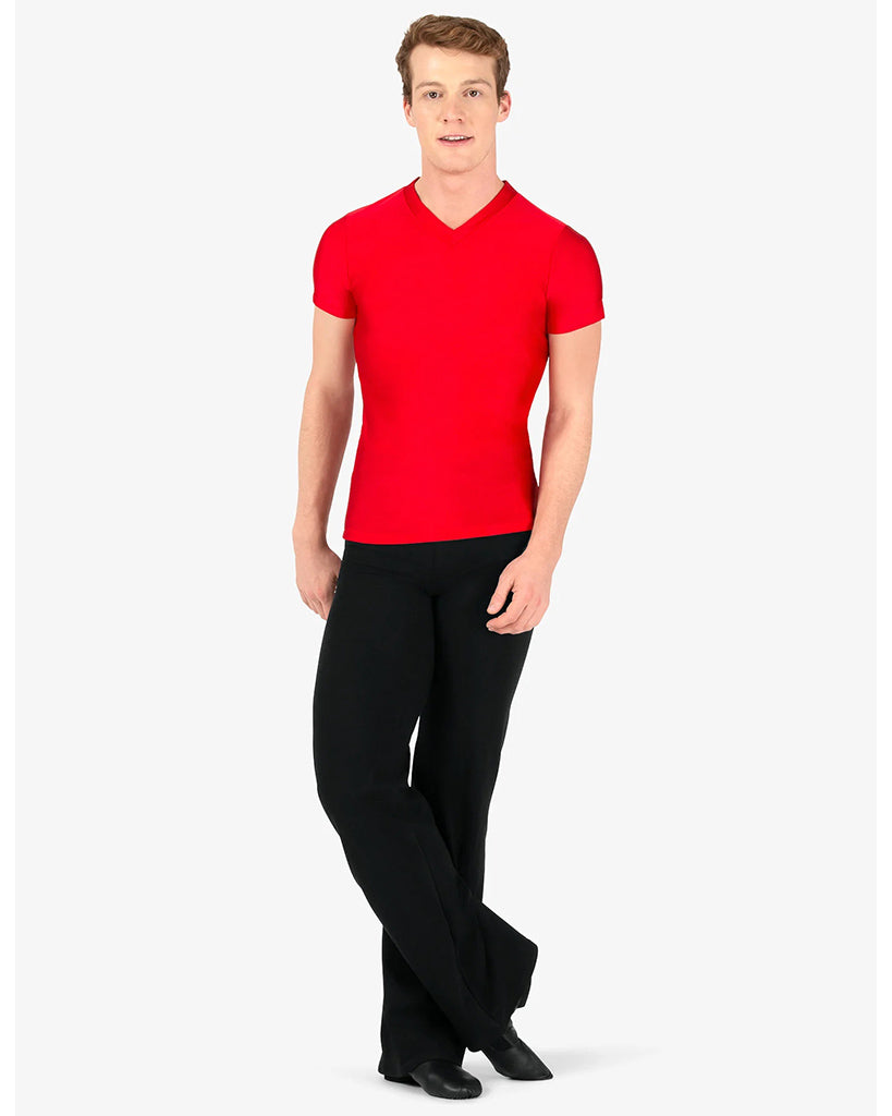 Body Wrappers Straight Leg Stretch Cotton Jazz Dance Pants - M191 Mens - Dancewear - Men&#39;s &amp; Boys - Dancewear Centre Canada