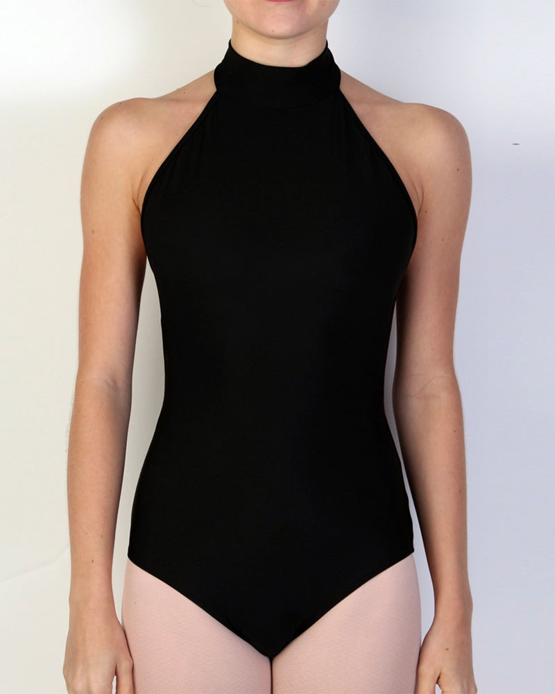 Bullet Pointe High Neck Leotard - Womens - Black - Dancewear - Bodysuits &amp; Leotards - Dancewear Centre Canada