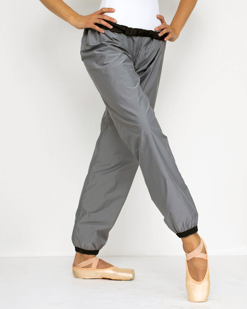 Bullet Pointe Ripstop Reversible Warmup Dance Pants - Womens - Black/Grey - Dancewear - Bottoms - Dancewear Centre Canada