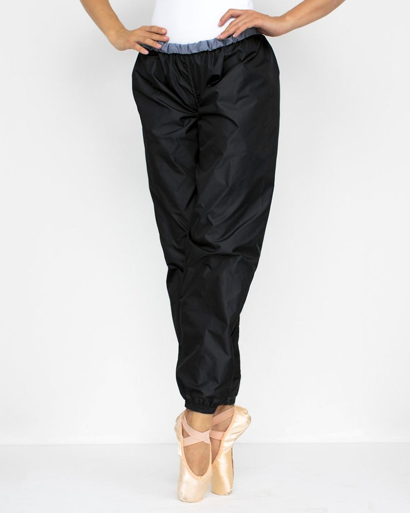 Bullet Pointe Ripstop Reversible Warmup Dance Pants - Womens - Black/Grey - Dancewear - Bottoms - Dancewear Centre Canada