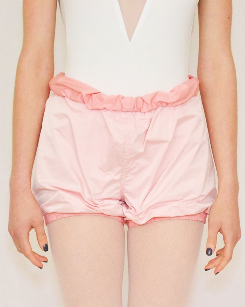 Bullet Pointe Ripstop Reversible Warmup Dance Shorts - Womens - Pink/Light Pink - Dancewear - Bottoms - Dancewear Centre Canada