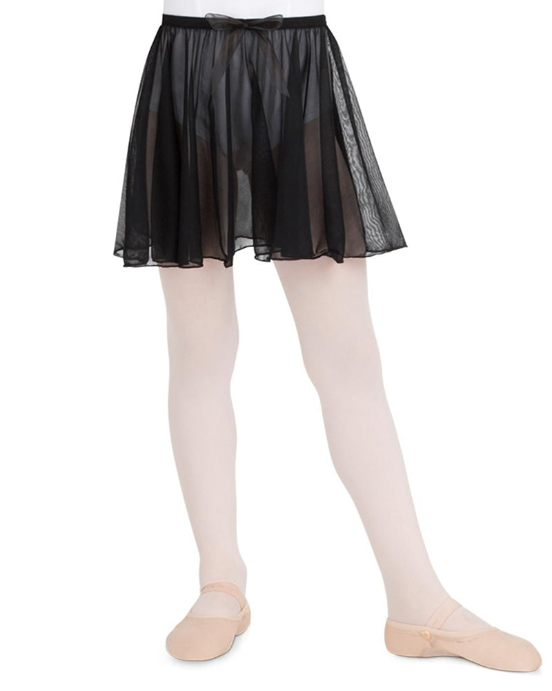 Capezio Bow Detail Circle Cut Pull-On Ballet Skirt - N1417C Girls - Dancewear - Skirts - Dancewear Centre Canada