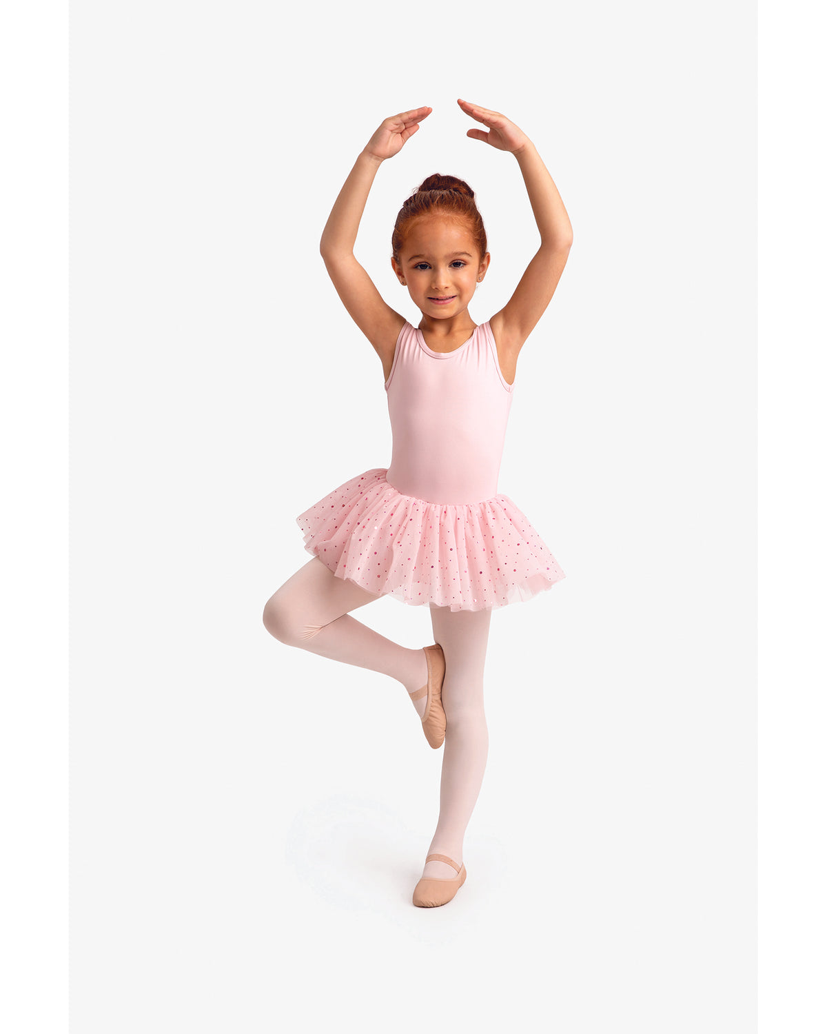 Capezio Bow Keyhole Mesh Back Tank Tutu Ballet Dress - 11728C Girls - Dancewear - Dresses - Dancewear Centre Canada