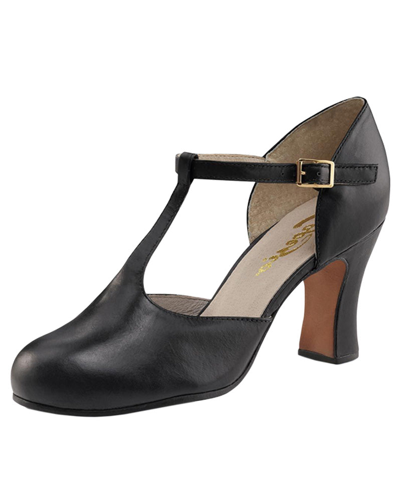 Capezio Chorus Professional T-Strap Leather 2.75&quot; Character Shoes - CHORUS Womens - Dance Shoes - Character &amp; Musical Theatre Shoes - Dancewear Centre Canada