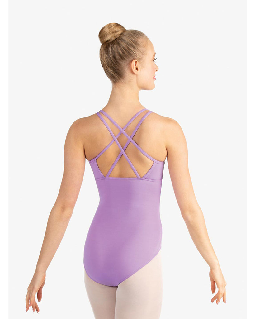 Capezio Criss Cross Back Camisole Leotard - SE1029C Girls - Dancewear - Bodysuits &amp; Leotards - Dancewear Centre Canada