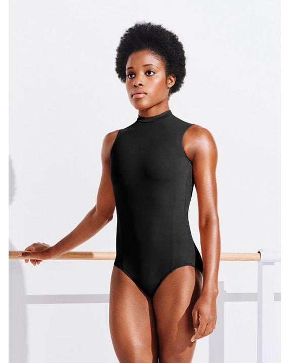 Capezio High Neck Keyhole Back Sleeveless Leotard - SE1025W Womens - Dancewear - Bodysuits &amp; Leotards - Dancewear Centre Canada