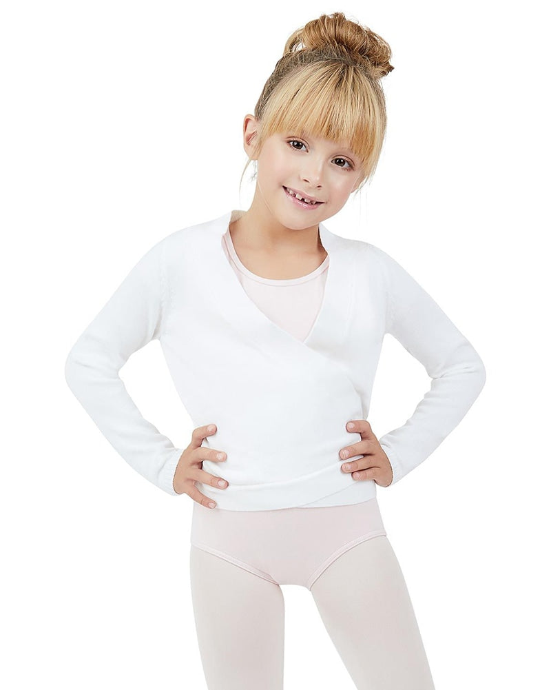 Capezio Knit Ballet Wrap Sweater - CK10949C Girls - Dancewear - Tops - Dancewear Centre Canada