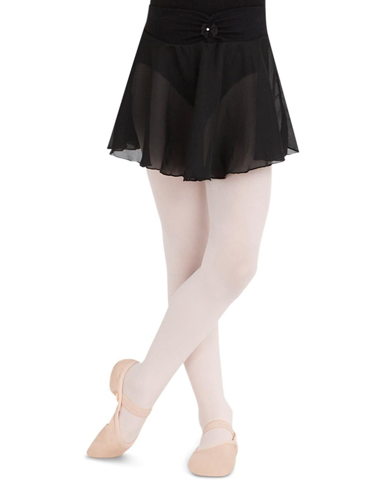 Capezio Rhinestone Bow Pull-On Ballet Skirt - N9635C Girls - Dancewear - Skirts - Dancewear Centre Canada