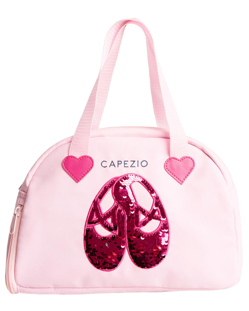 Capezio Sequin Ballet Slipper Tote Dance Bag - B240 - Light Pink - Accessories - Dance Bags - Dancewear Centre Canada