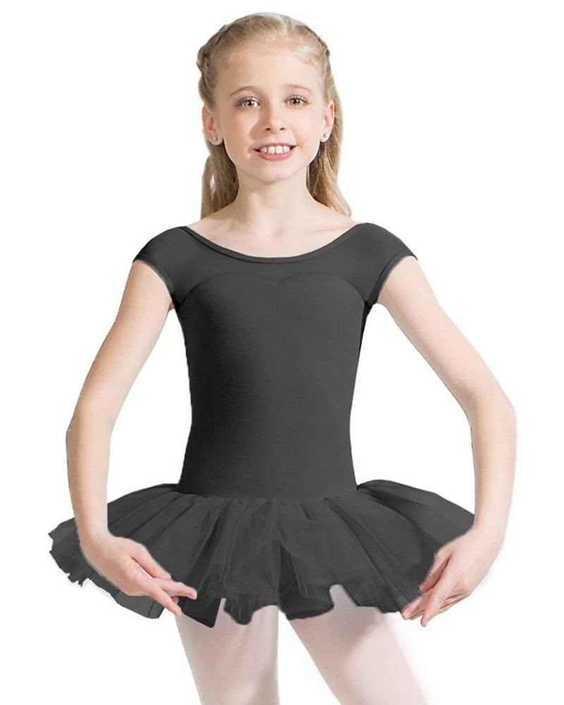 Capezio Short Sleeve Keyhole Back Ballet Tutu Dress - 11394C Girls - Dancewear - Dresses - Dancewear Centre Canada