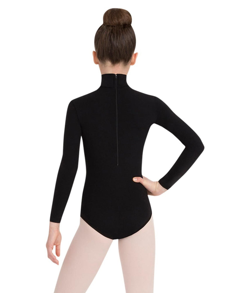 Capezio Team Basic Turtleneck Long Sleeve Leotard - TB123C Girls - Dancewear - Bodysuits &amp; Leotards - Dancewear Centre Canada