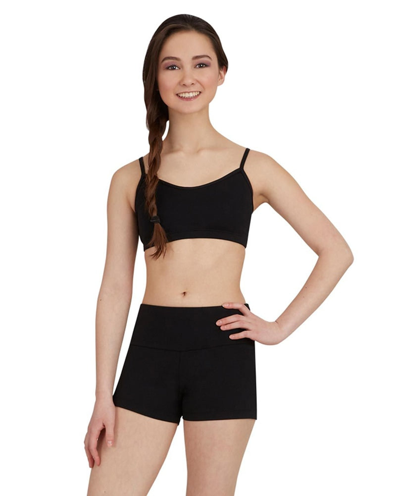 Capezio Team Basic Wide Waistband Gusset Dance Shorts - TB130C Girls - Dancewear - Bottoms - Dancewear Centre Canada