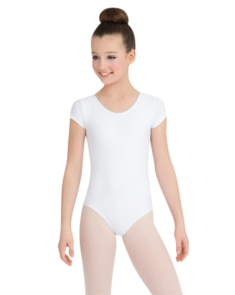 Capezio Team Basic Classic Short Sleeve Leotard - TB132C Girls - Dancewear - Bodysuits & Leotards - Dancewear Centre Canada