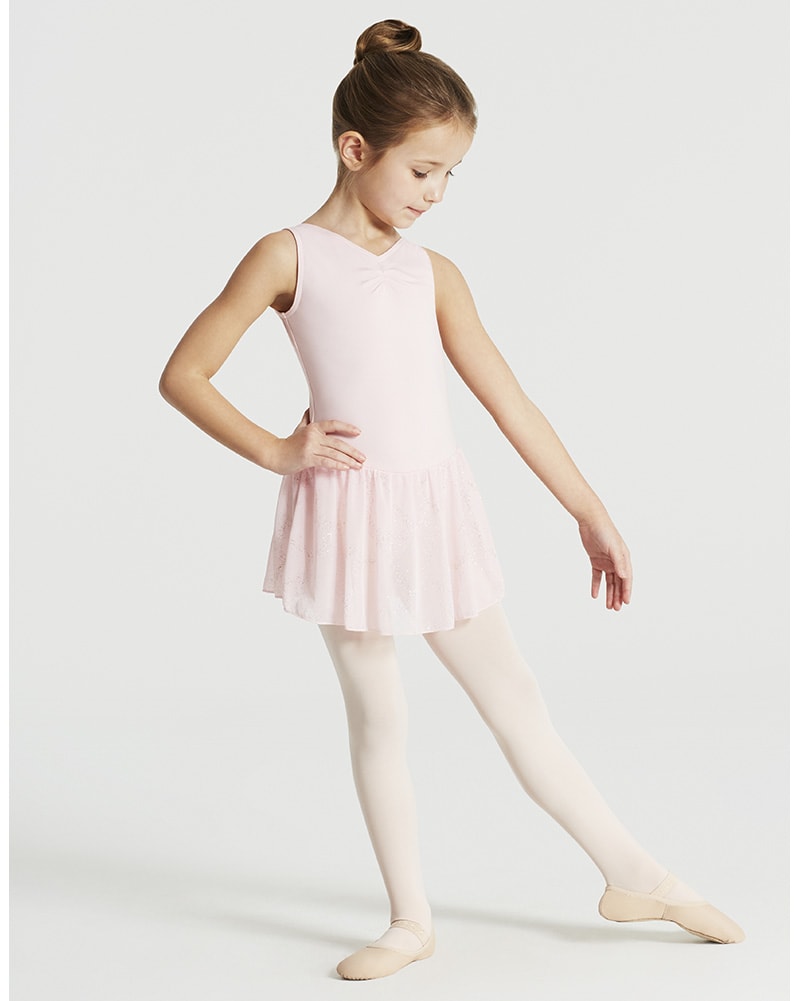 Capezio Pinch Front Tank Ballet Dress - 11309C Girls - Dancewear - Dresses - Dancewear Centre Canada