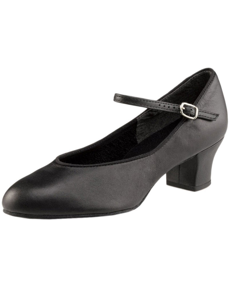 Capezio Jr. Footlight Suede Sole Leather 1.5&quot; Character Shoes - 459 Womens - Dance Shoes - Character &amp; Musical Theatre Shoes - Dancewear Centre Canada