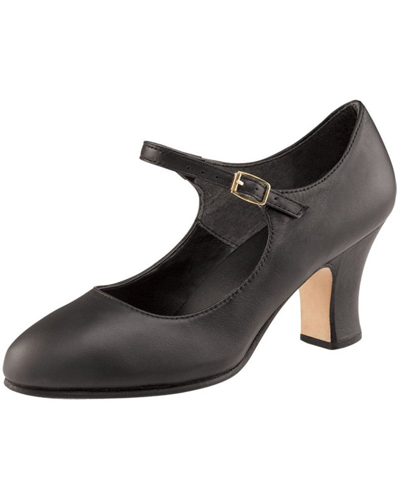 Capezio Manhattan Leather Character Shoes 653 Womens