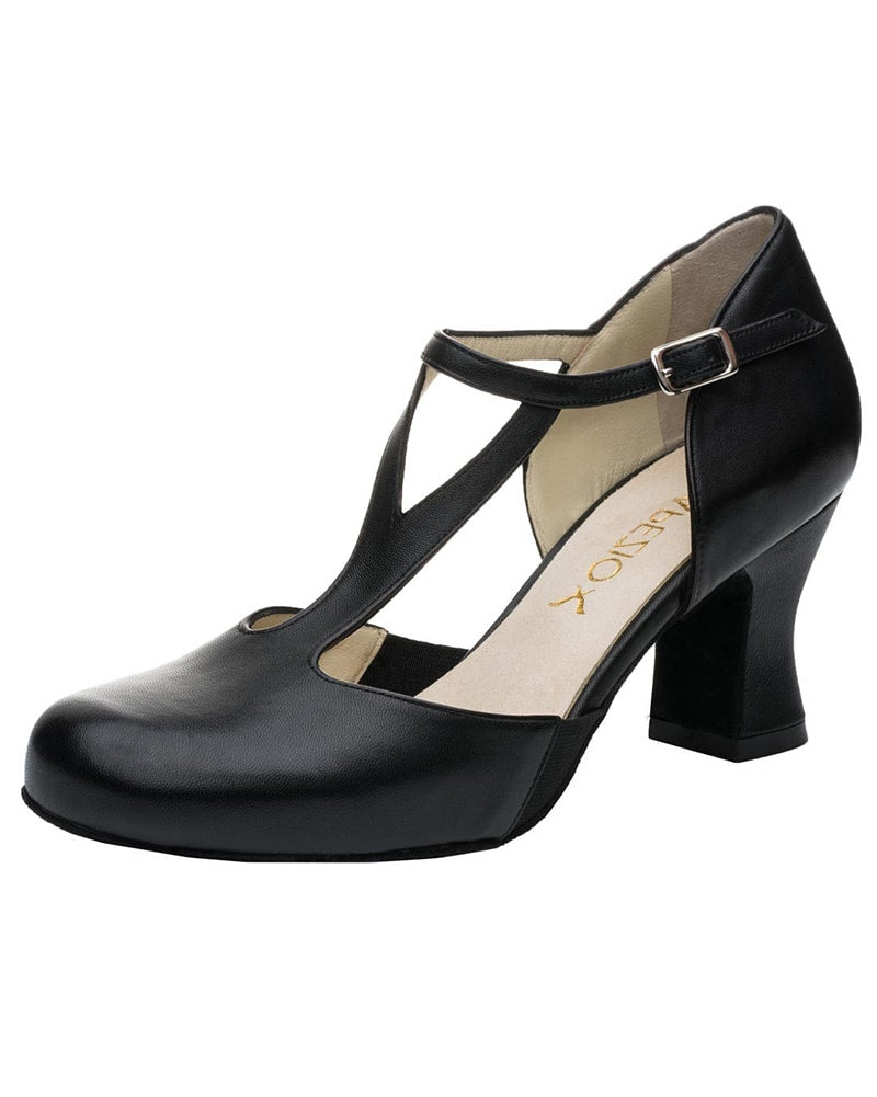 Capezio Charlotte Y Strap Nappa Leather 2.5&quot; Character Shoes - 829W Womens - Dance Shoes - Character &amp; Musical Theatre Shoes - Dancewear Centre Canada