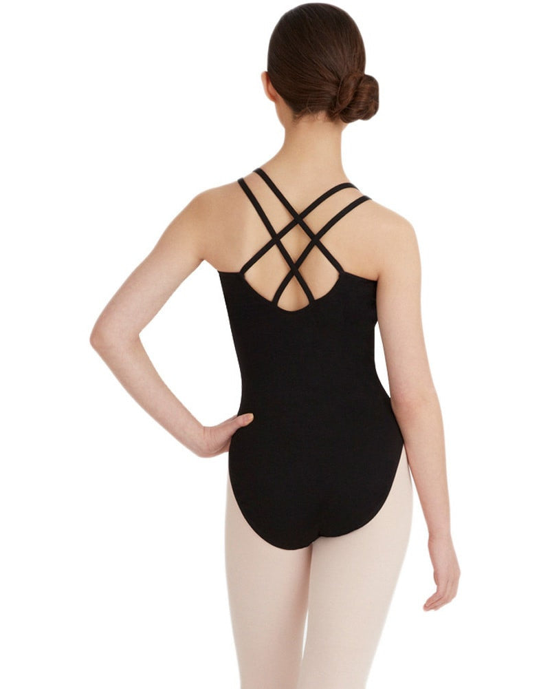 Capezio Double Strap Cross Back Camisole Leotard - CC123 Womens - Dancewear - Bodysuits & Leotards - Dancewear Centre Canada