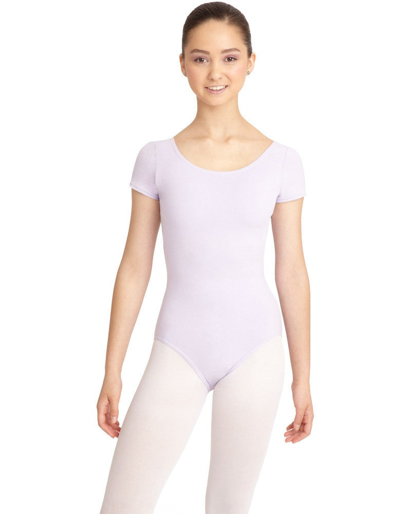 Capezio Classic Cotton Short Sleeve Leotard - CC400C Girls - Dancewear - Bodysuits &amp; Leotards - Dancewear Centre Canada