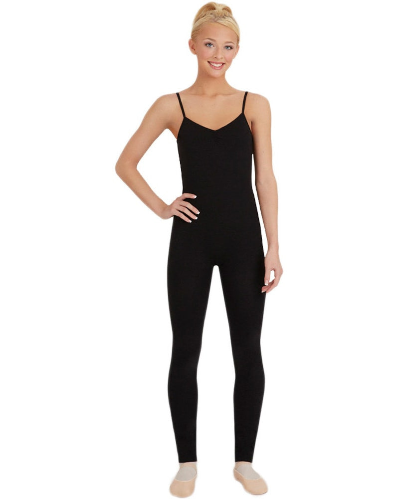 Capezio Adjustable Strap Pinched Front Unitard - CC820 Womens - Dancewear - Bodysuits &amp; Leotards - Dancewear Centre Canada