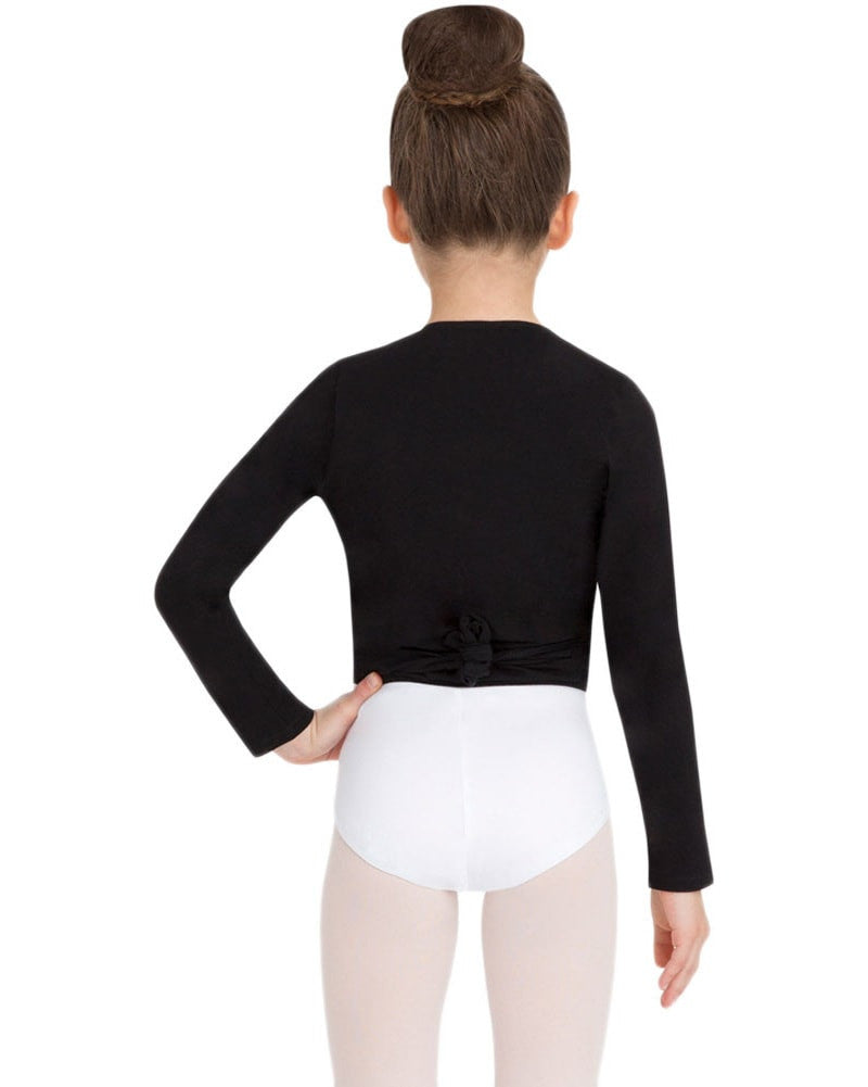 Capezio Classic Long Sleeve Wrap Top - CC850C Girls - Dancewear - Tops - Dancewear Centre Canada