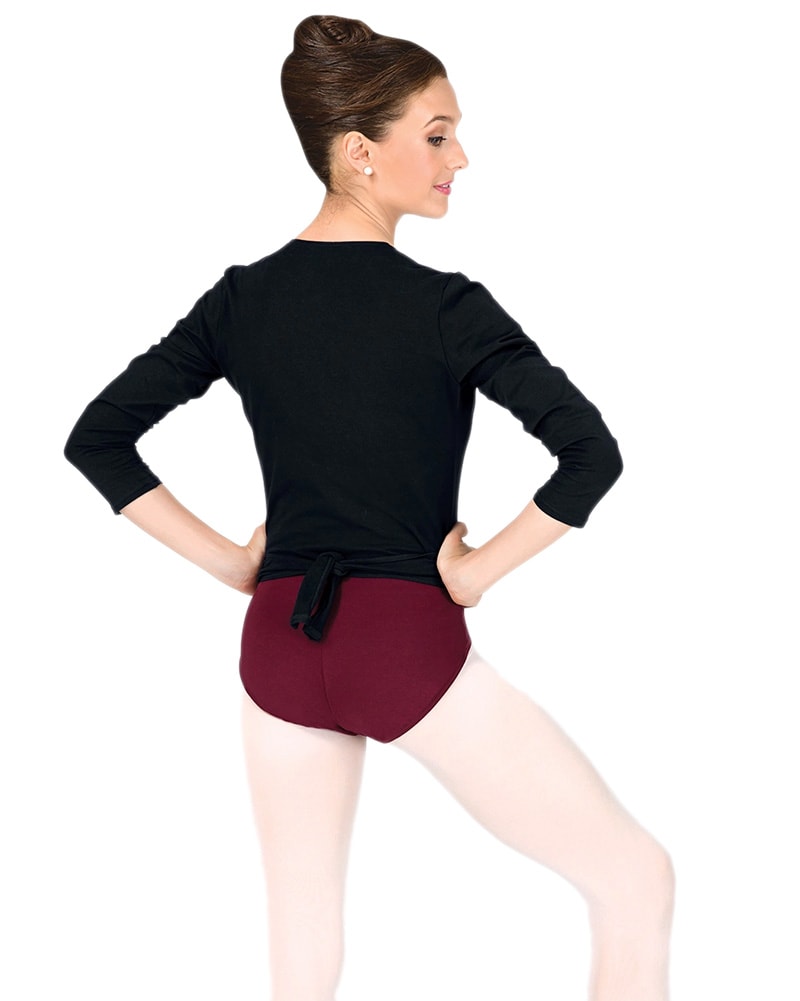 Capezio Classic Long Sleeve Wrap Top - CC850 Womens - Dancewear - Tops - Dancewear Centre Canada