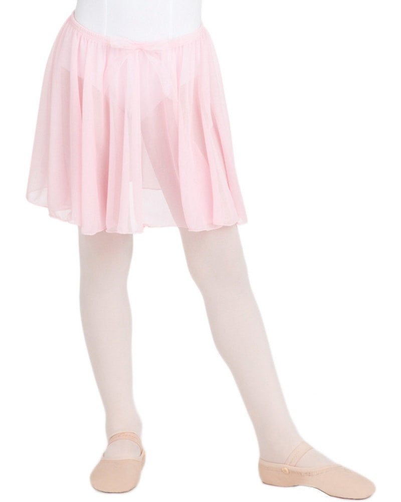 Capezio Bow Detail Circle Cut Pull-On Ballet Skirt - N1417C Girls - Dancewear - Skirts - Dancewear Centre Canada