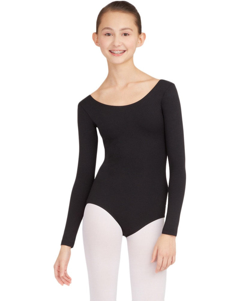 Capezio Team Basic Long Sleeve Leotard - TB134C Girls - Dancewear - Bodysuits & Leotards - Dancewear Centre Canada