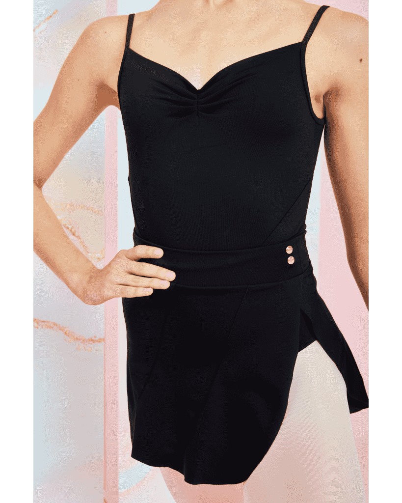 Claudia Dean World Odile Signature Collection Rose Gold Clip Seamed Wrap Skirt  - Womens - Dancewear - Skirts - Dancewear Centre Canada