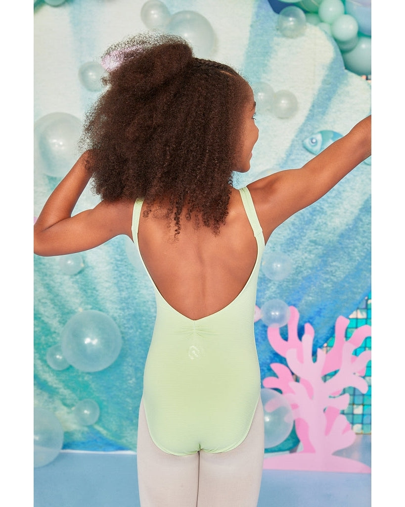Claudia Dean World Pearl Pinch Front Low Back Ribbed Tank  Leotard - Womens - Dancewear - Bodysuits &amp; Leotards - Dancewear Centre Canada