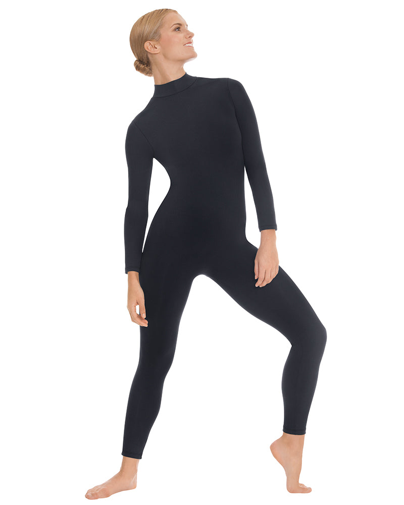 Eurotard Mock Neck Long Sleeve Unitard - 44132 Womens - Dancewear - Bodysuits &amp; Leotards - Dancewear Centre Canada