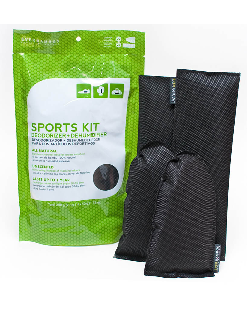 Ever Bamboo All Natural Bamboo Sports Kit Deodorizer + Dehumidifier - 4 Pack - Accessories - Shoe Care - Dancewear Centre Canada