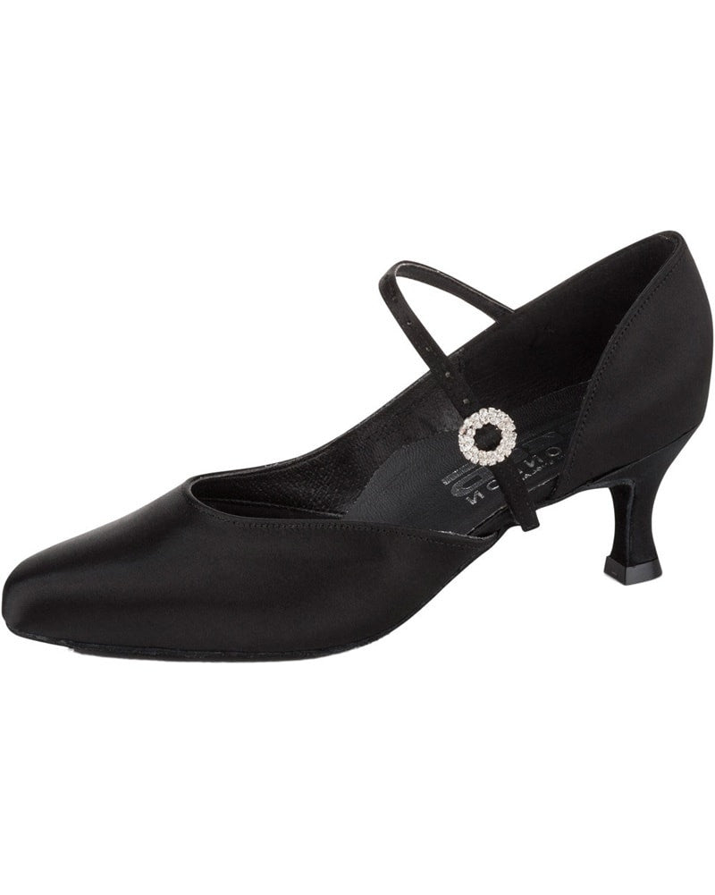 Freed Of London Elegance Satin Pump Court 2&quot; Latin Ballroom Shoes - Womens Dance Shoes - Ballroom &amp; Salsa Shoes Freed Of London    Dancewear Centre Canada