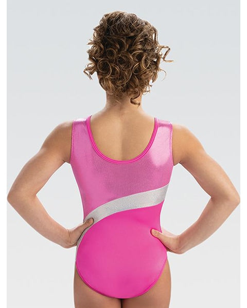 GK Elite Jewelled Gymnastic Tank Leotard - E3866 Womens - Candy Shimmer Print - Dancewear - Gymnastics - Dancewear Centre Canada