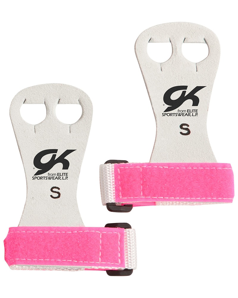 GK Elite Gymnastic Hand Grips - GK32 Accessories - Gymnastic GK Elite Hot Pink Extra Small  Dancewear Centre Canada