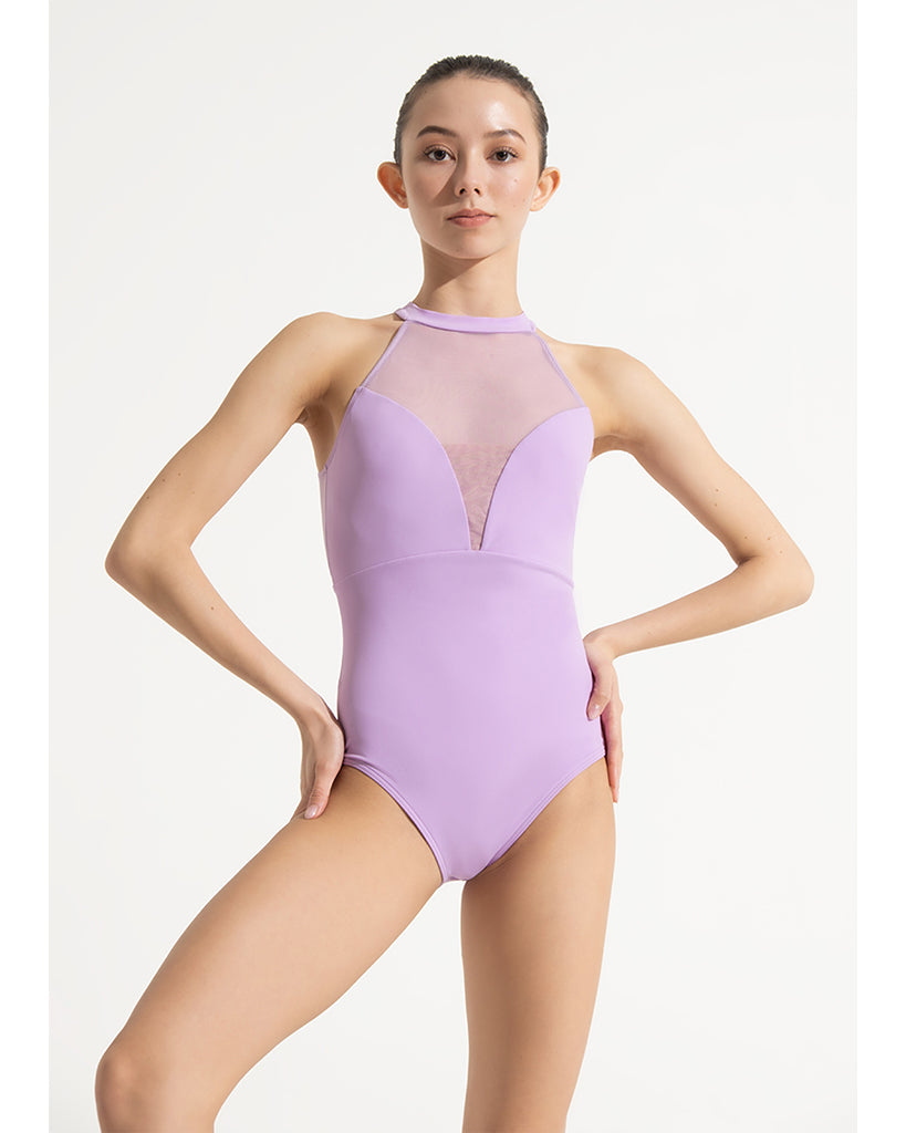 Grishko Promise High Neck Sweetheart Mesh Mock Halter Leotard - DA3042MPN Womens