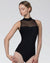 Grishko High Neck Mesh Cutout Sleeveless Leotard - DL1017MP Womens - Dancewear - Bodysuits & Leotards - Dancewear Centre Canada