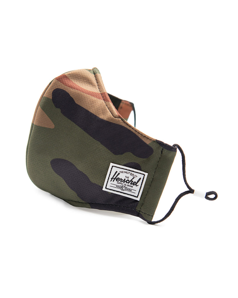 Herschel Supply Co - Fitted Face Mask - Womens/Mens - Woodland Camo - Accessories - Masks - Dancewear Centre Canada