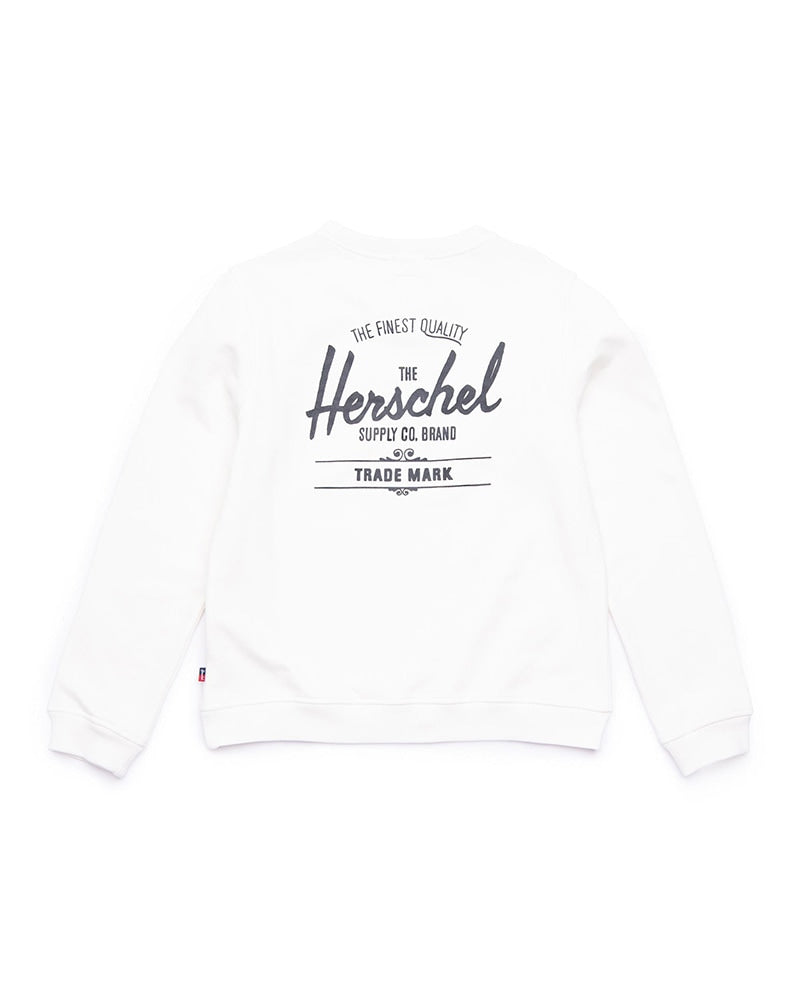 Herschel Supply Co Classic Logo Crewneck Sweatshirt - Womens - Black/White - Dancewear - Tops - Dancewear Centre Canada