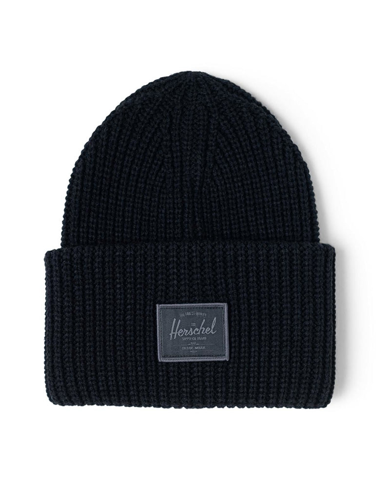 Herschel Supply Co Juneau Rib Knit Beanie - Black - Accessories - Hats - Dancewear Centre Canada