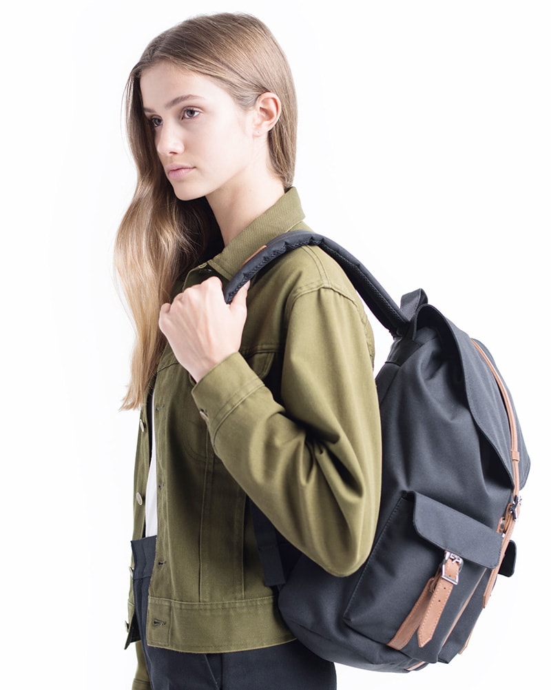 Herschel Supply Co Dawson Backpack - Black/Saddle - Accessories - Dance Bags - Dancewear Centre Canada