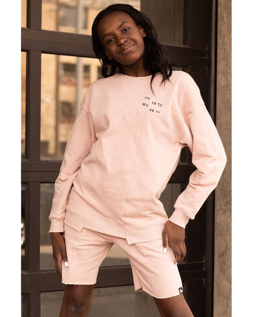 Jo+Jax Dreamer Sweatshirt - Girls - Pink Sand - Dancewear - Tops - Dancewear Centre Canada