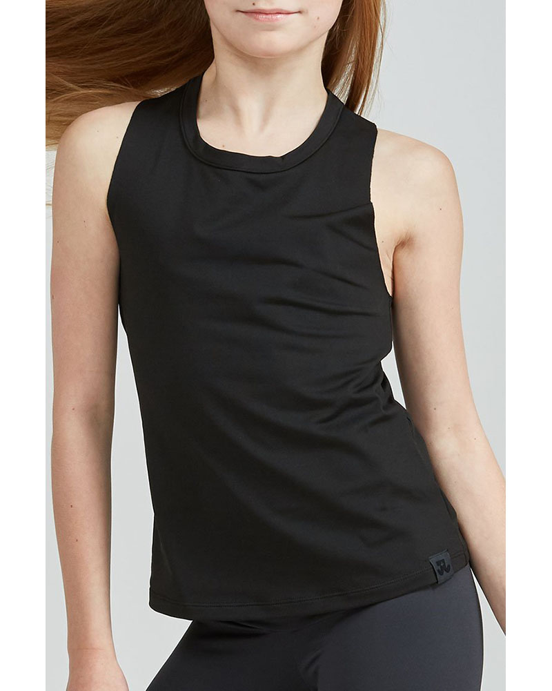 Jo+Jax So-Cal Tank Top - Womens - Black - Dancewear - Tops - Dancewear Centre Canada