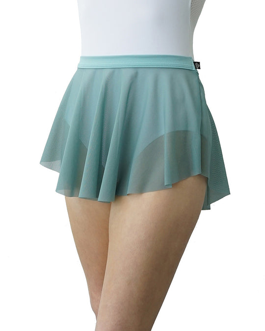 Jule Dancewear Meshie Mesh Pull On Skirt - Womens - Seafoam