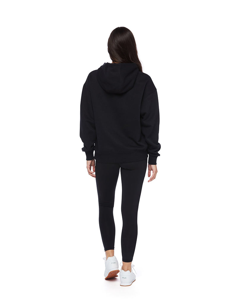 Plain black on sale hoodie women