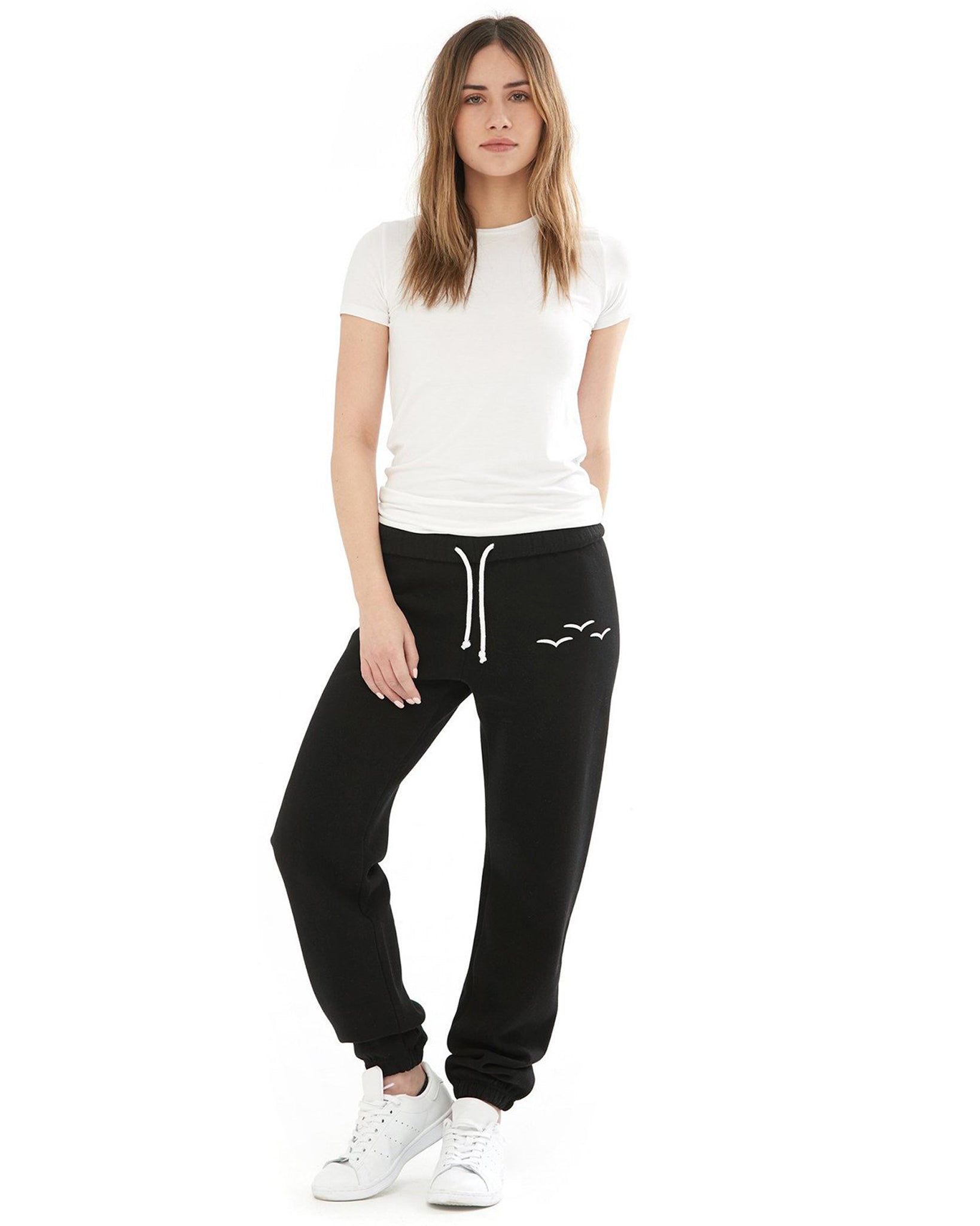 Lazypants Niki Fleece Sweatpants Girls Boys Black