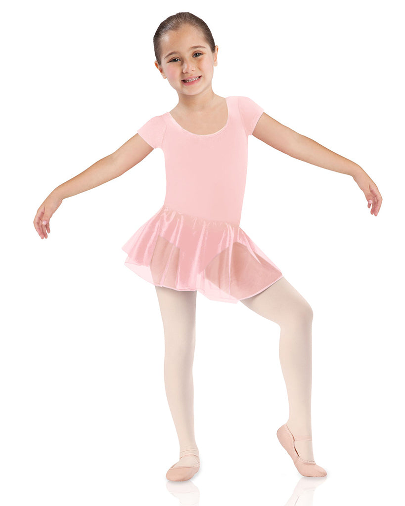 Leo&#39;s Dancewear Short Sleeve Skirted Leotard - LD146CK Girls - Dancewear - Dresses - Dancewear Centre Canada