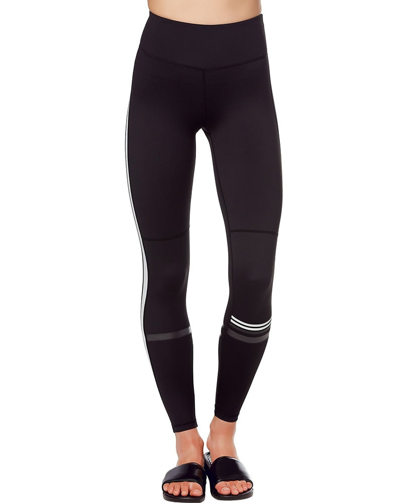 Lilybod Dakota Legging Mono Racer - Womens - Black - Activewear - Bottoms - Dancewear Centre Canada