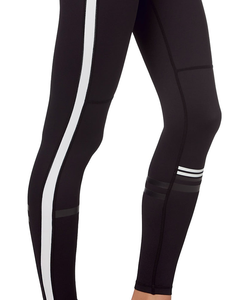 Lilybod Dakota Legging Mono Racer - Womens - Black - Activewear - Bottoms - Dancewear Centre Canada